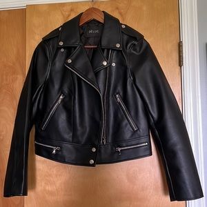 NWOT Black biker jacket